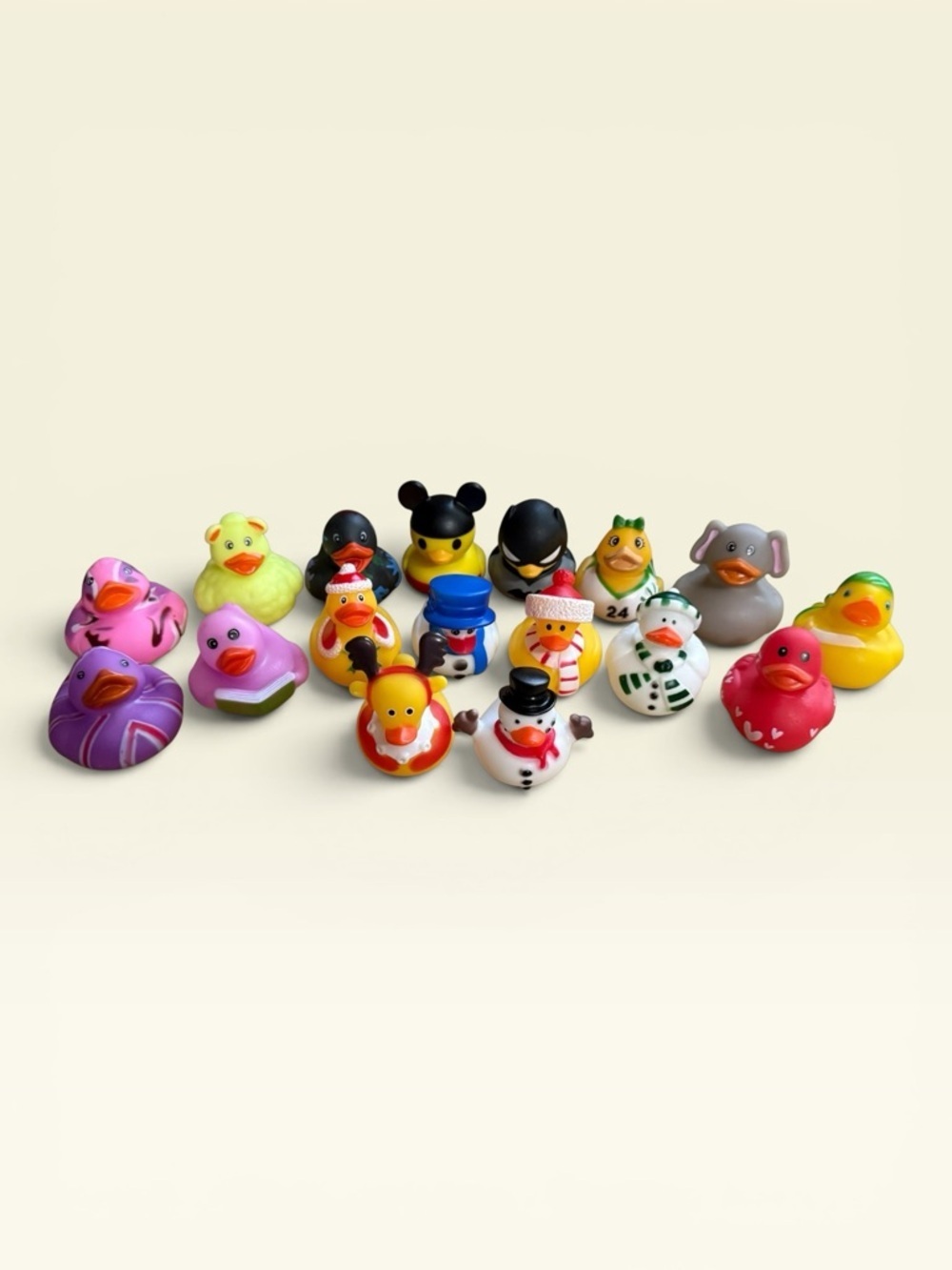 Set of 17 Novelty Rubber Duck Collectibles